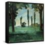 Paysage-Paul C?zanne-Framed Stretched Canvas