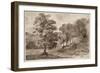 Paysage-Eugene Delacroix-Framed Giclee Print