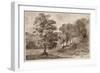 Paysage-Eugene Delacroix-Framed Giclee Print