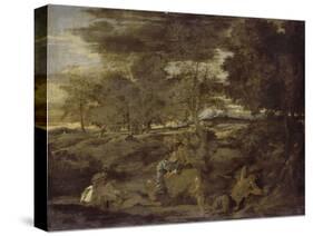 Paysage-Nicolas Poussin-Stretched Canvas