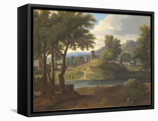 Paysage-Etienne Allegrain-Framed Stretched Canvas