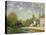 Paysage-Alfred Sisley-Stretched Canvas