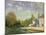Paysage-Alfred Sisley-Mounted Giclee Print