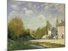 Paysage-Alfred Sisley-Mounted Giclee Print