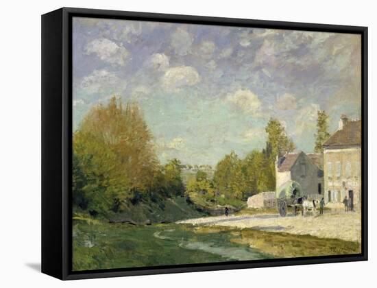 Paysage-Alfred Sisley-Framed Stretched Canvas