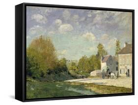 Paysage-Alfred Sisley-Framed Stretched Canvas