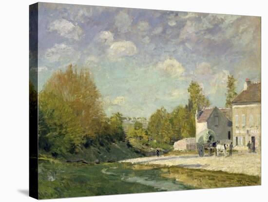 Paysage-Alfred Sisley-Stretched Canvas