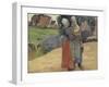 Paysannes bretonnes-Paul Gauguin-Framed Giclee Print