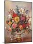 PB/268 Vase of Flowers in a Porcelain Jug-Albert Williams-Mounted Giclee Print