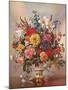 PB/268 Vase of Flowers in a Porcelain Jug-Albert Williams-Mounted Giclee Print