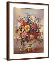 PB/268 Vase of Flowers in a Porcelain Jug-Albert Williams-Framed Giclee Print