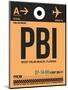 PBI West Palm Beach Luggage Tag I-NaxArt-Mounted Premium Giclee Print