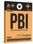 PBI West Palm Beach Luggage Tag I-NaxArt-Stretched Canvas