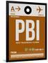 PBI West Palm Beach Luggage Tag II-NaxArt-Framed Art Print