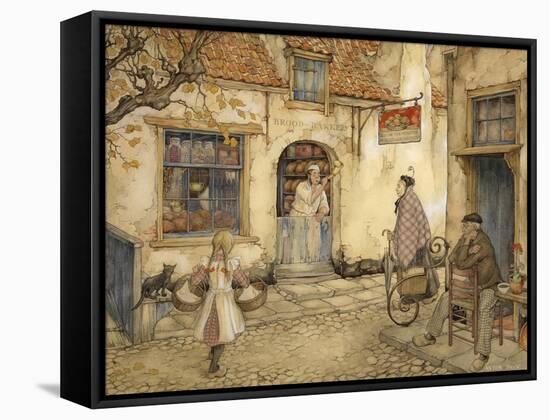 PD 218-Anton Pieck-Framed Stretched Canvas