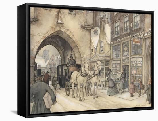PD 268_1-Anton Pieck-Framed Stretched Canvas