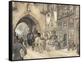 PD 268_1-Anton Pieck-Framed Stretched Canvas