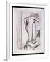 Pd.33-1978 Woman at Her Toilet, C.1890-Edgar Degas-Framed Giclee Print