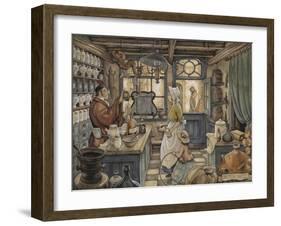 PD 400-Anton Pieck-Framed Giclee Print