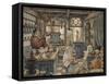 PD 400-Anton Pieck-Framed Stretched Canvas