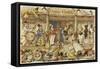 PD 478-Anton Pieck-Framed Stretched Canvas