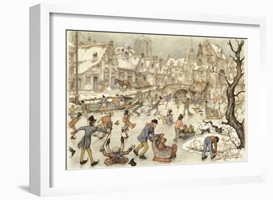 PD 497-Anton Pieck-Framed Giclee Print