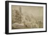 Pd.516-1963 View of Trinita Dei Monti, Rome, 1603-Willem van Nieulandt-Framed Giclee Print