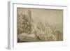 Pd.516-1963 View of Trinita Dei Monti, Rome, 1603-Willem van Nieulandt-Framed Giclee Print