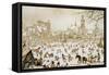 PD 613-Anton Pieck-Framed Stretched Canvas