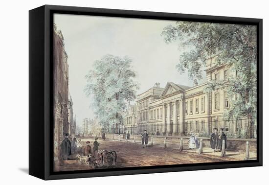 Pd.63-1958 Emmanuel College, Cambridge, Seen from St. Andrew's Street-Richard Bankes Harraden-Framed Stretched Canvas