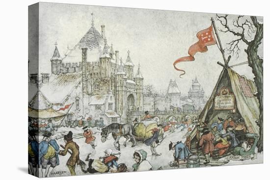 pd 675-Anton Pieck-Stretched Canvas