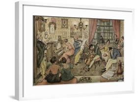 PD 709-Anton Pieck-Framed Giclee Print