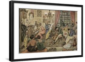 PD 709-Anton Pieck-Framed Giclee Print