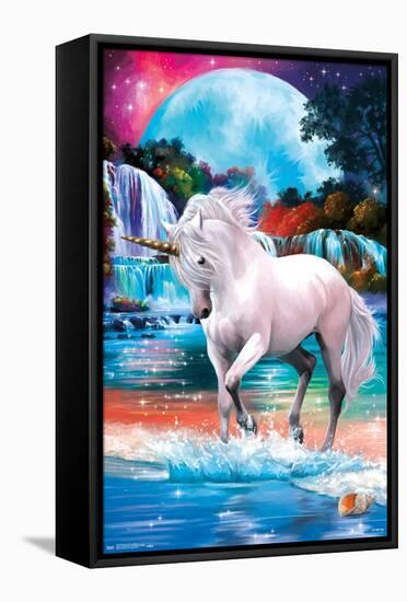 PD Moreno - Fine Art - Unicorn-Trends International-Framed Stretched Canvas