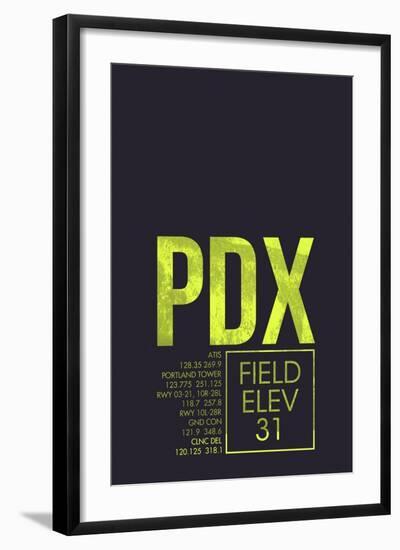 PDX ATC-08 Left-Framed Giclee Print