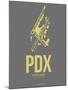 Pdx Portland Poster 2-NaxArt-Mounted Art Print