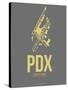 Pdx Portland Poster 2-NaxArt-Stretched Canvas