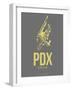 Pdx Portland Poster 2-NaxArt-Framed Art Print