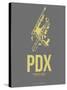 Pdx Portland Poster 2-NaxArt-Stretched Canvas