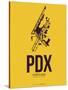 Pdx Portland Poster 3-NaxArt-Stretched Canvas