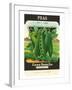 Pea Seed Packet-null-Framed Art Print