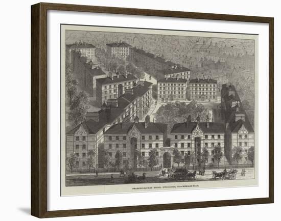 Peabody-Square Model Dwellings, Blackfriars-Road-Frank Watkins-Framed Giclee Print