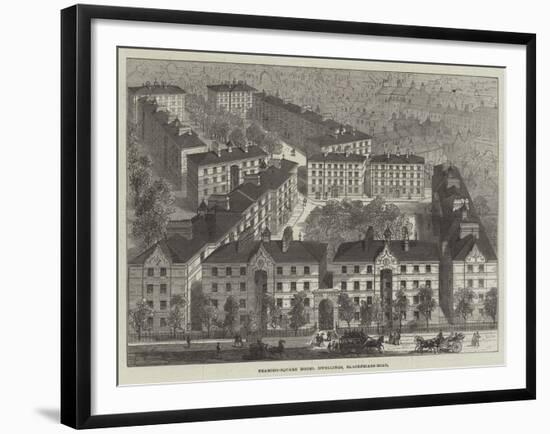 Peabody-Square Model Dwellings, Blackfriars-Road-Frank Watkins-Framed Giclee Print