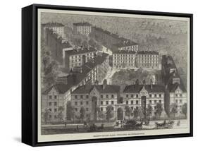 Peabody-Square Model Dwellings, Blackfriars-Road-Frank Watkins-Framed Stretched Canvas