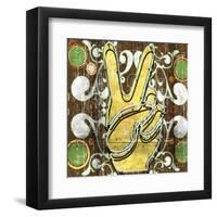 Peace 1 (hand)-Anthony & Nancci Ross-Framed Art Print