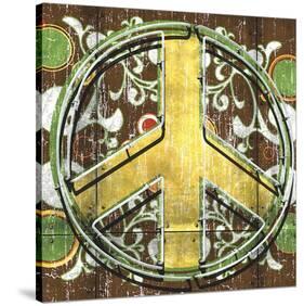 Peace 2 (sign)-Anthony & Nancci Ross-Stretched Canvas