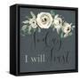 Peace and Comfort- I Will Trust-Livi & Finn-Framed Stretched Canvas