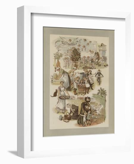 Peace and Goodwill-Arthur Hughes-Framed Giclee Print