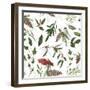 Peace and Joy Pattern VIII-Sara Zieve Miller-Framed Art Print