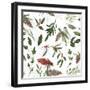 Peace and Joy Pattern VIII-Sara Zieve Miller-Framed Art Print